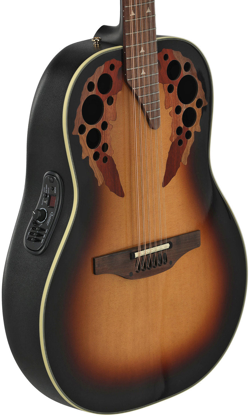 Pro Series Elite Deep Bowl 12 string Sunburst