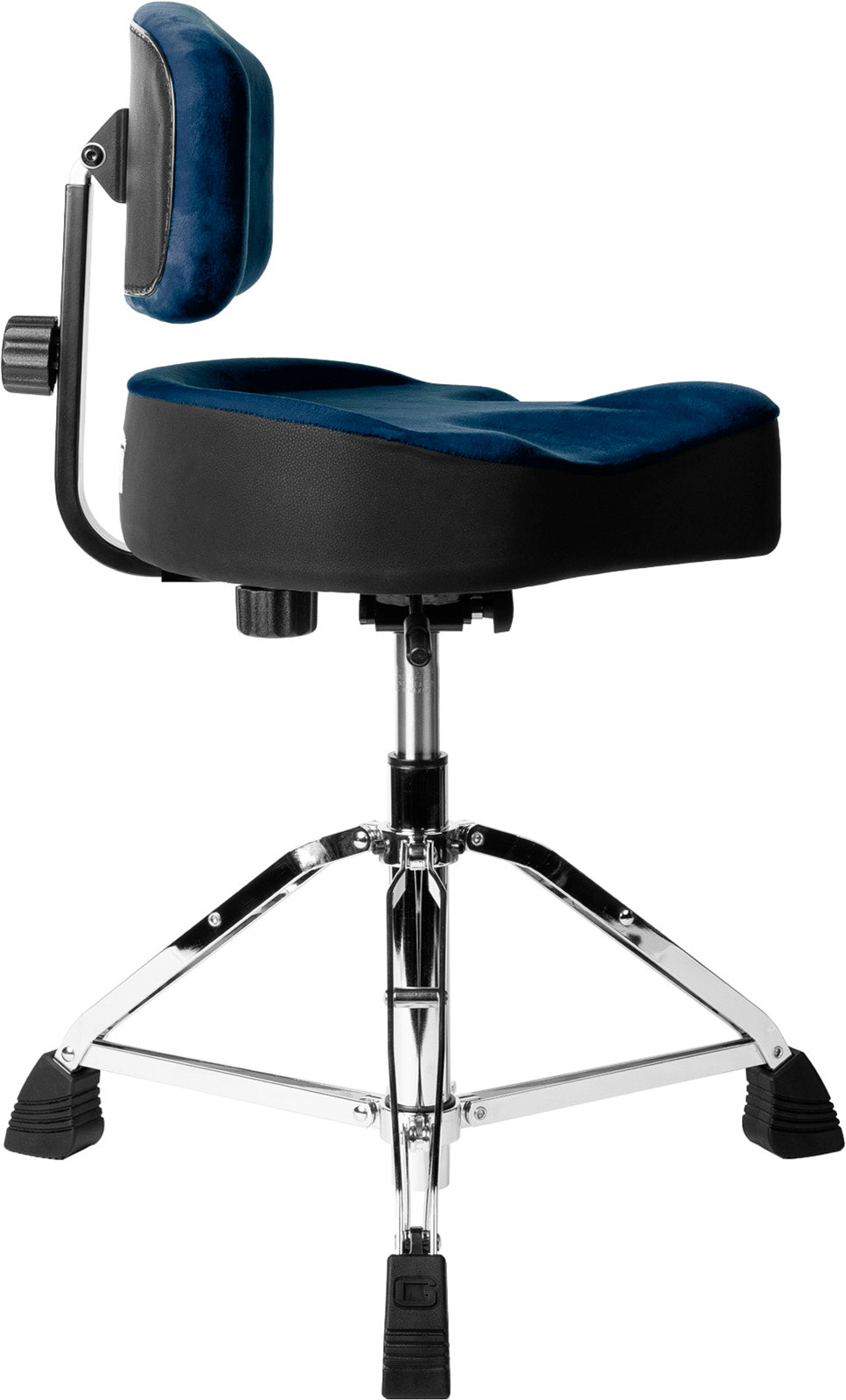 Rugleuning voor drumkruk blauw