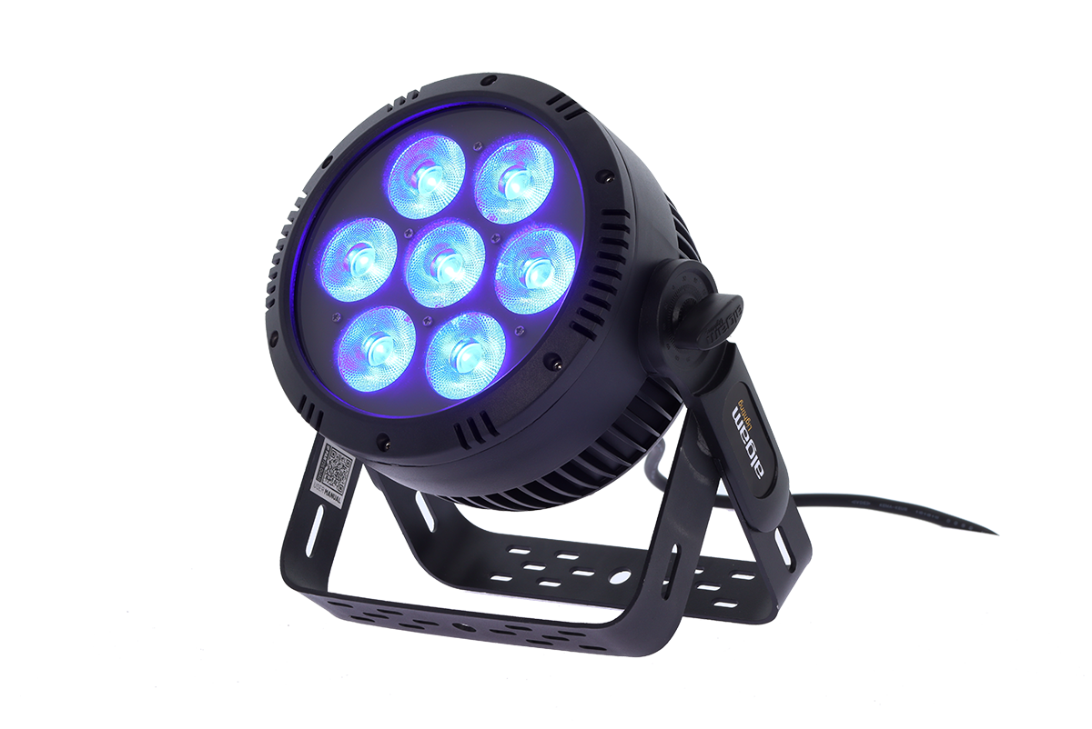 IP-PAR-725-QUAD - 7 x 25W RGBW IP65 LED Par