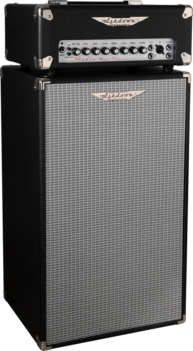 Studio Mini Rig Versterkertop + Cabinet 2 X 10" 250W