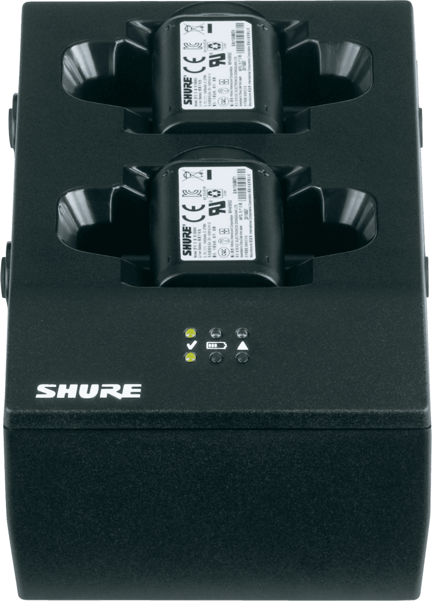 Shure Lader voor 2TX-accu's met voeding