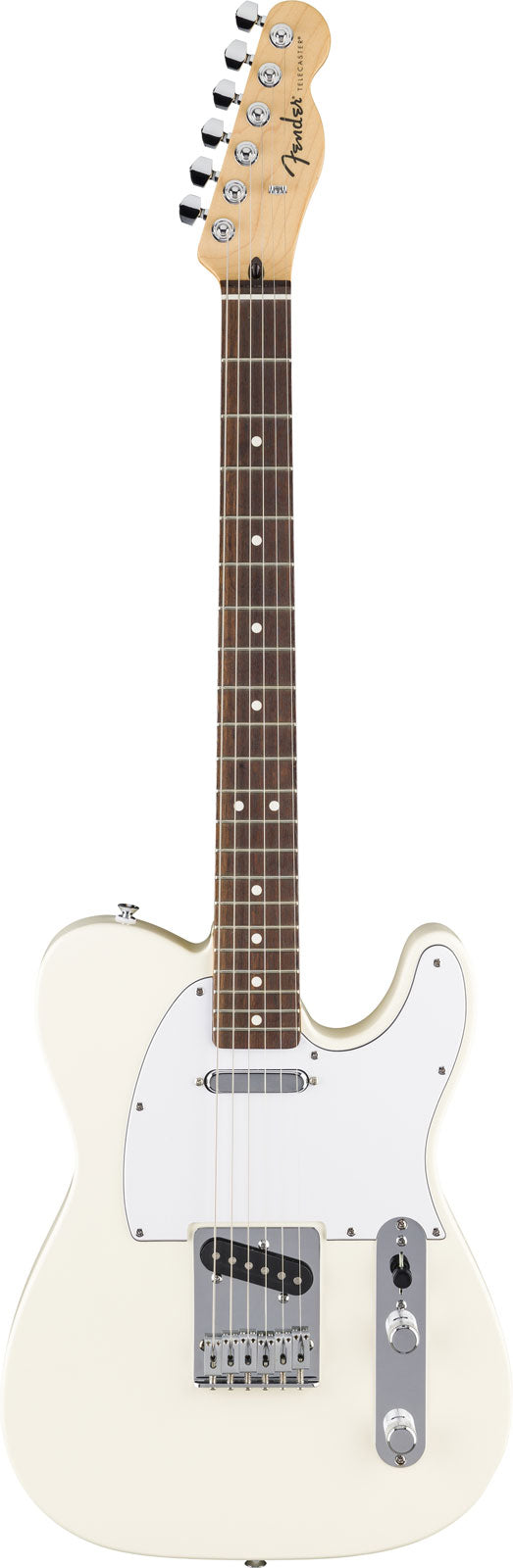 Standard Telecaster LRL Witte slagplaat Olympisch wit