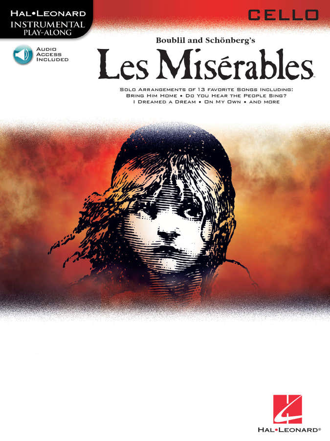 INSTRUMENTAL PLAY-ALONG LES MISERABLES + AUDIO EN LIGNE - CELLO