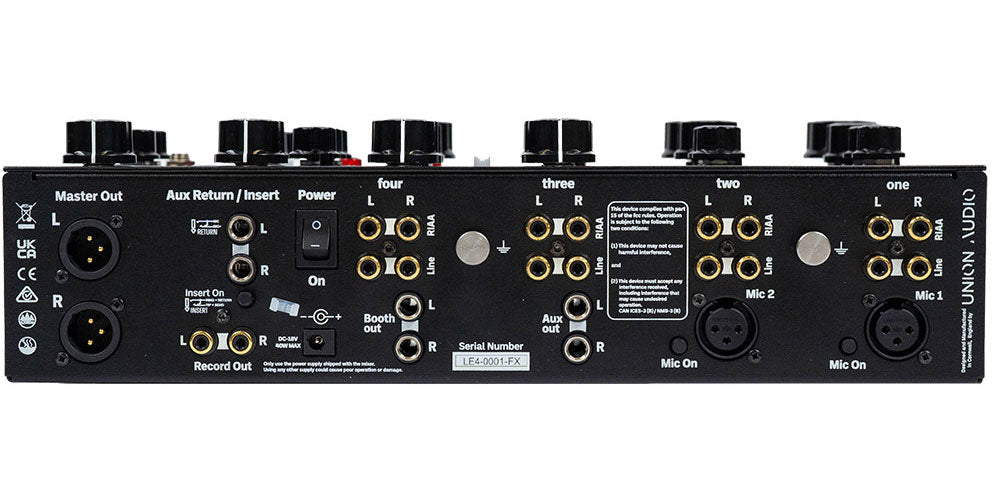 ORBIT.4 LE FX 4-CH Rotary Desktop Mixer with 3-Band Isolator