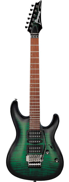 Ibanez KIKOSP3-TEB Transparant smaragdgroen Burst Signature Kiko Loureiro
