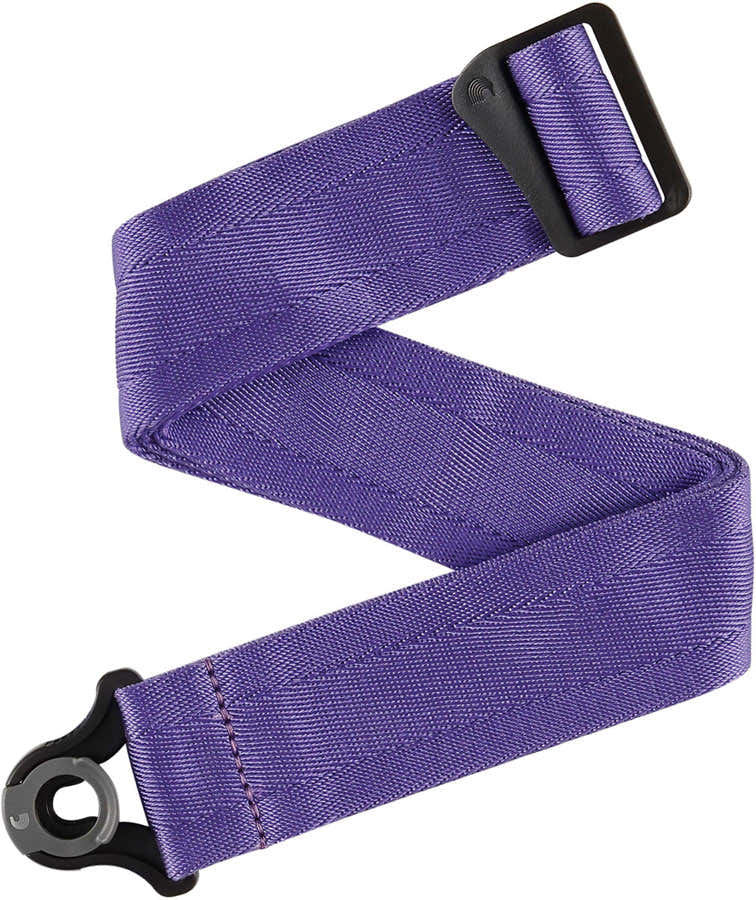 Gitaarband met automatische vergrendeling, diepviolet