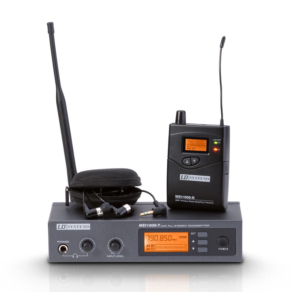 MEI 1000 G2 - DRAADLOOS IN-EAR MONITORING SYSTEEM