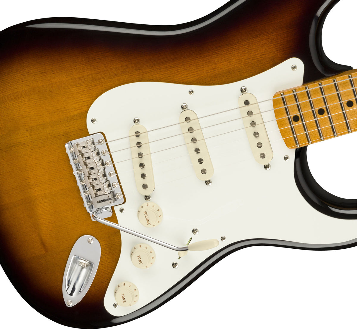 Stratocaster 1954 Virginia Signature Eric Johnson MN 2-kleuren-Sunburst