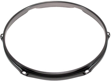 H30-10-6BK - 10" 6 Holes Black 3.0mm Super Triple Flange Drum Hoop