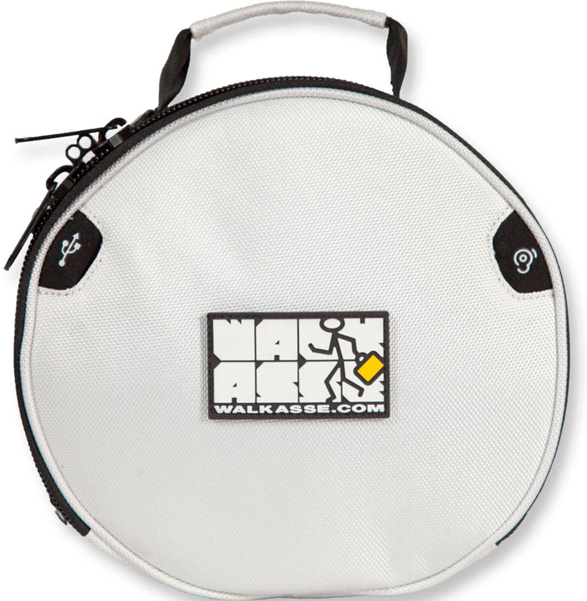 Witte hoofdtelefoontas