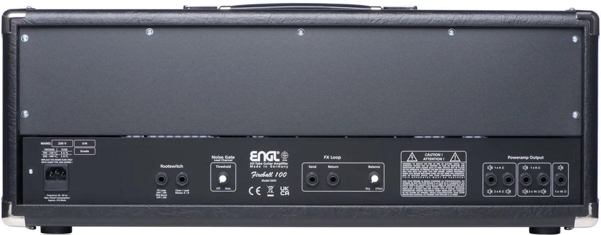 E 635 Fireball 100 100W versterkertop