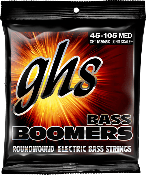 GHS M3045X BOOMERS ROUND FILE MEDIUM SET EXTRA LONG SCALE !45-65-85-105