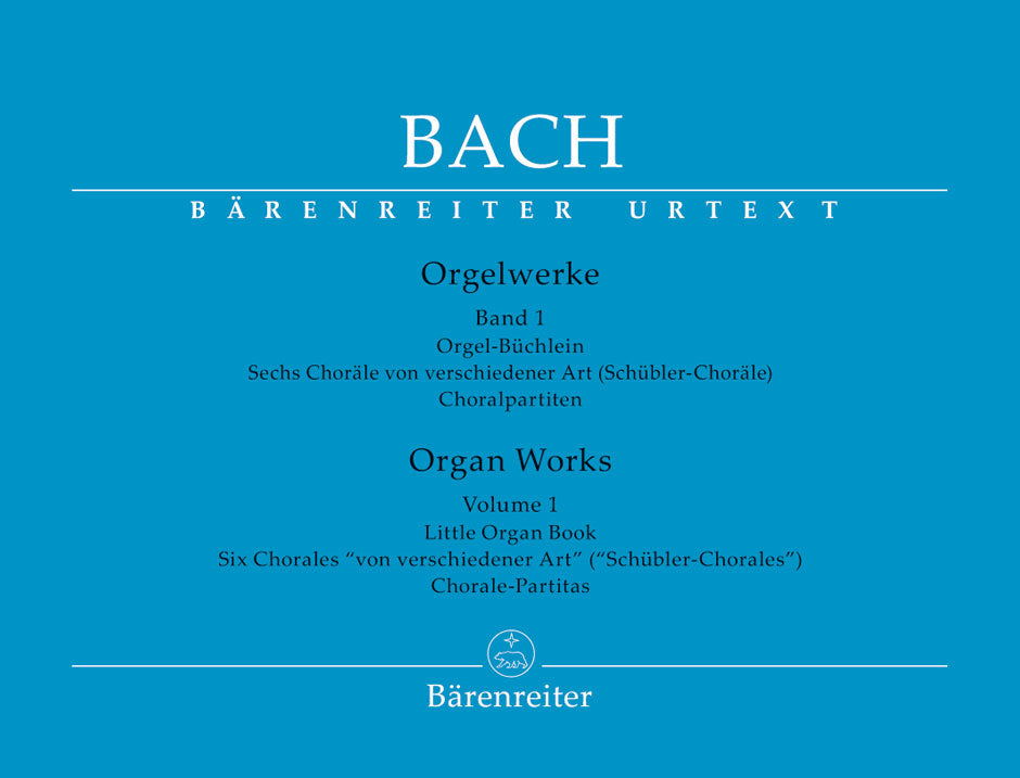 Barenreiter BACH J.S. - ORGAN WORKS VOL.1