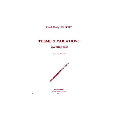 Combre Joubert - Thème et Variations - Flûte et Piano