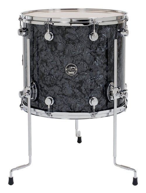 DW Drum Workshop TOM  PERFORMANCE FINISH PLY / SATIN OIL BLACK DIAMOND