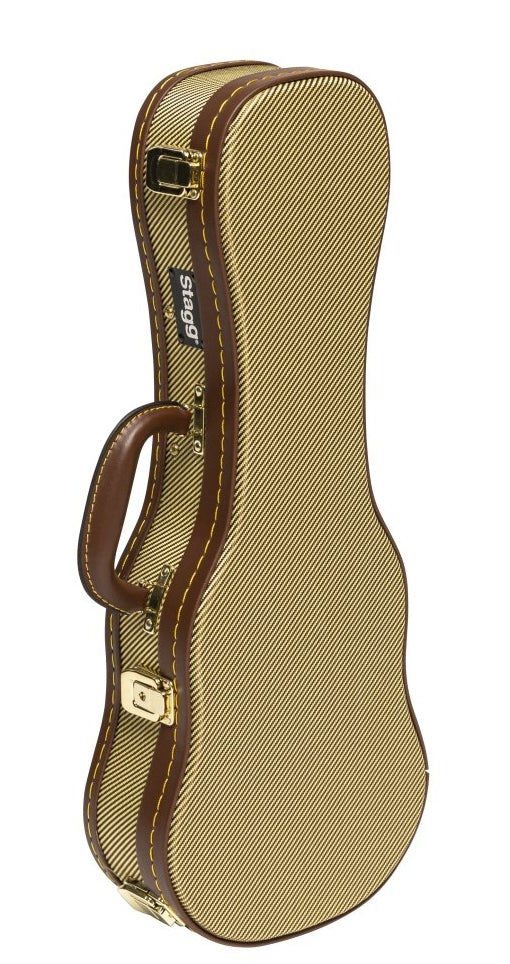 Stagg Etui Sopraan-Ukulele Tweed - GCX-UKS GD