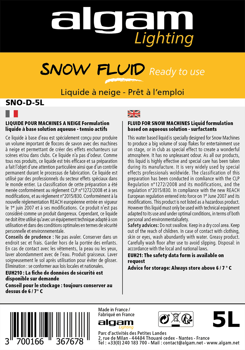 Sneeuwvloeistof 5L