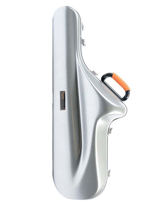 Tenorsaxofoon-Koffer Cabine La Defense - Geborsteld Aluminium