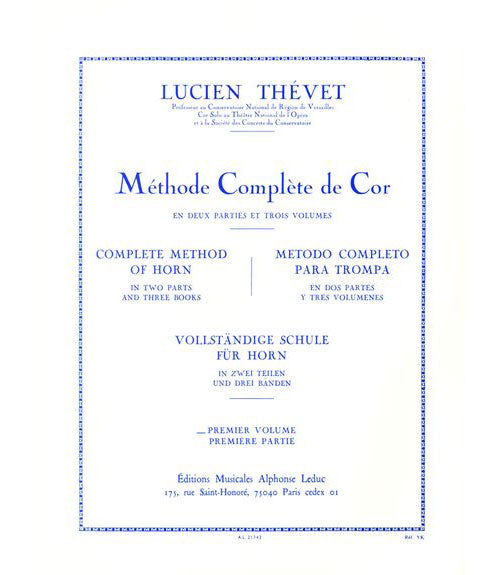 Leduc Thevet L. - Methode Complete De Cor Vol.1