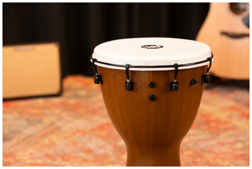 PERCUSSION 12 PICKUP ALPINE SERIES DJEMBE SYNTHETIC HEAD BARNWOOD - PADJ12-BW