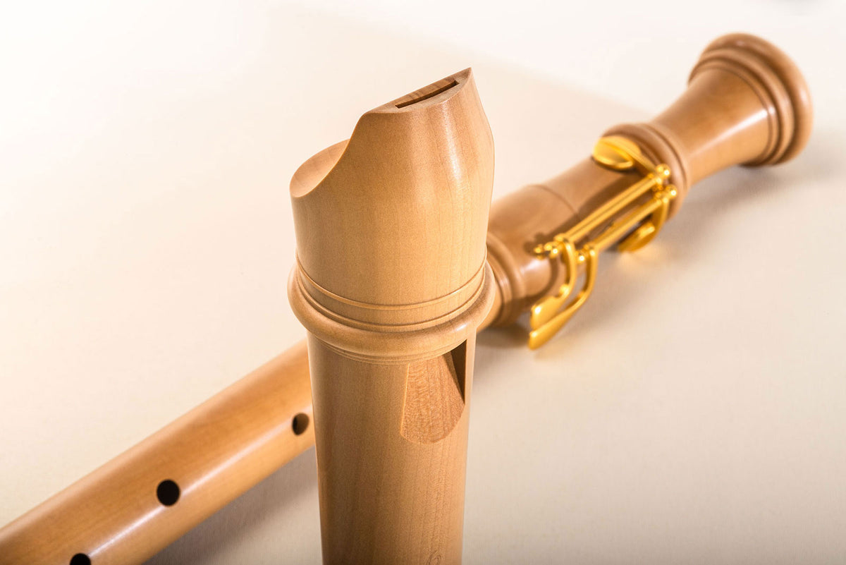 Denner Tenor met Dubbele Klep 5416 - Perenhout (barokke vingerzetting)