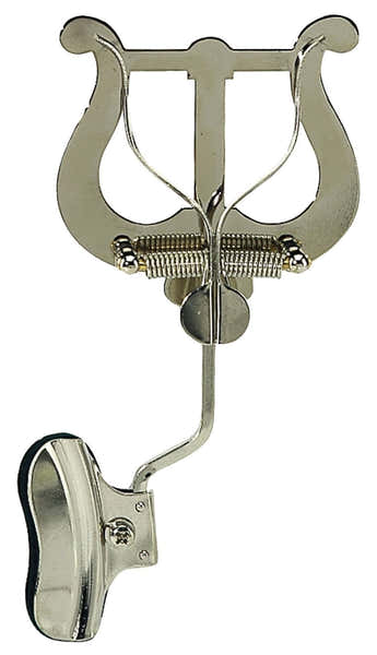 Trombonelyra met klem Gewa gelakt