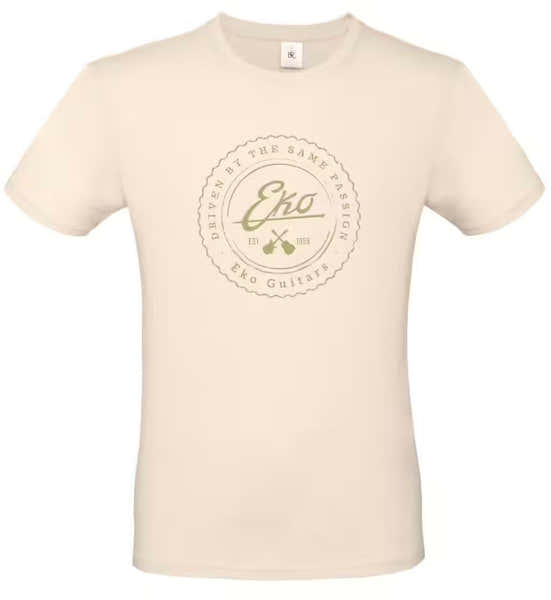 "M" T-shirt Logo Eko - Crèmewit