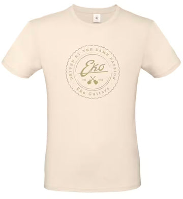 "M" T-shirt Logo Eko - Crèmewit