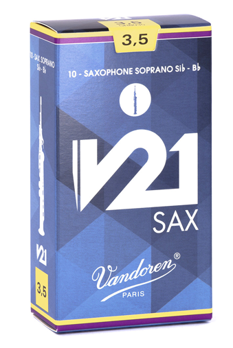 Vandoren SOPRANO SAXOPHONE REEDS V21 3.5