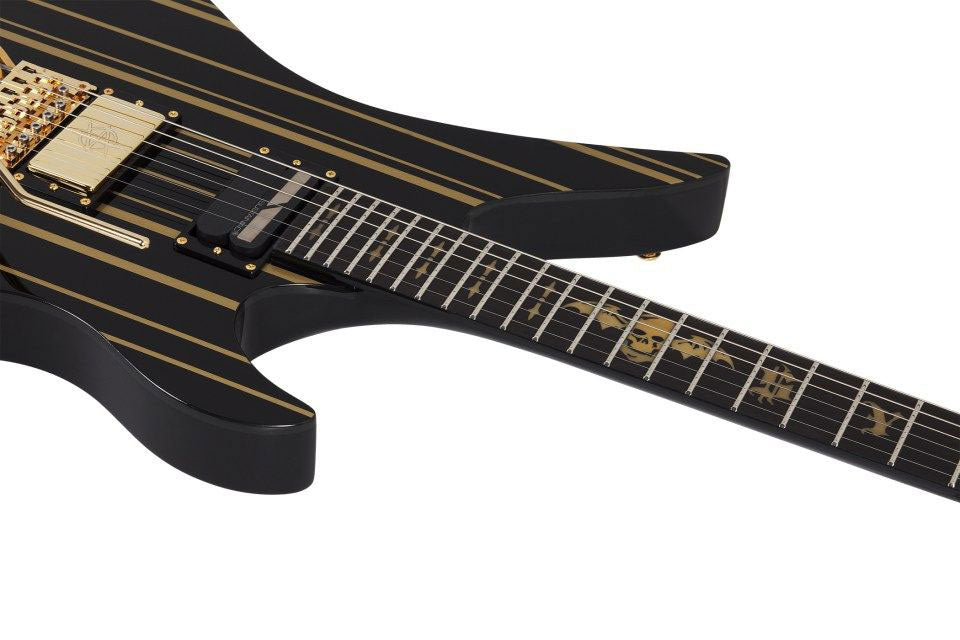 Custom Sustainiac Synyster Gate Signature Zwart Goud