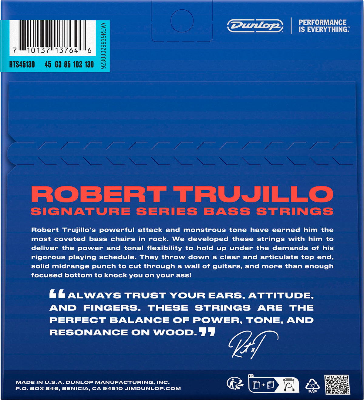 Robert Trujillo Signature 5 Roestvrij staal 45-130
