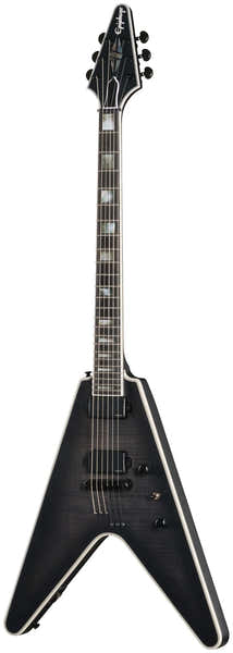 Epiphone Flying V Prophecy Obsidian Storm Satijn