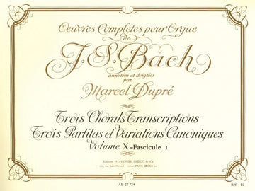 Oeuvres Complètes Pour Orgue Volume 10,1