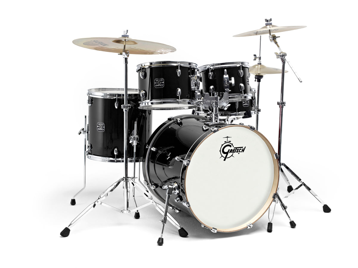 Gretsch Drums GE2-E605TK-BK - NEW ENERGY FUSION 20" BLACK + BEKKEN PAISTE 101