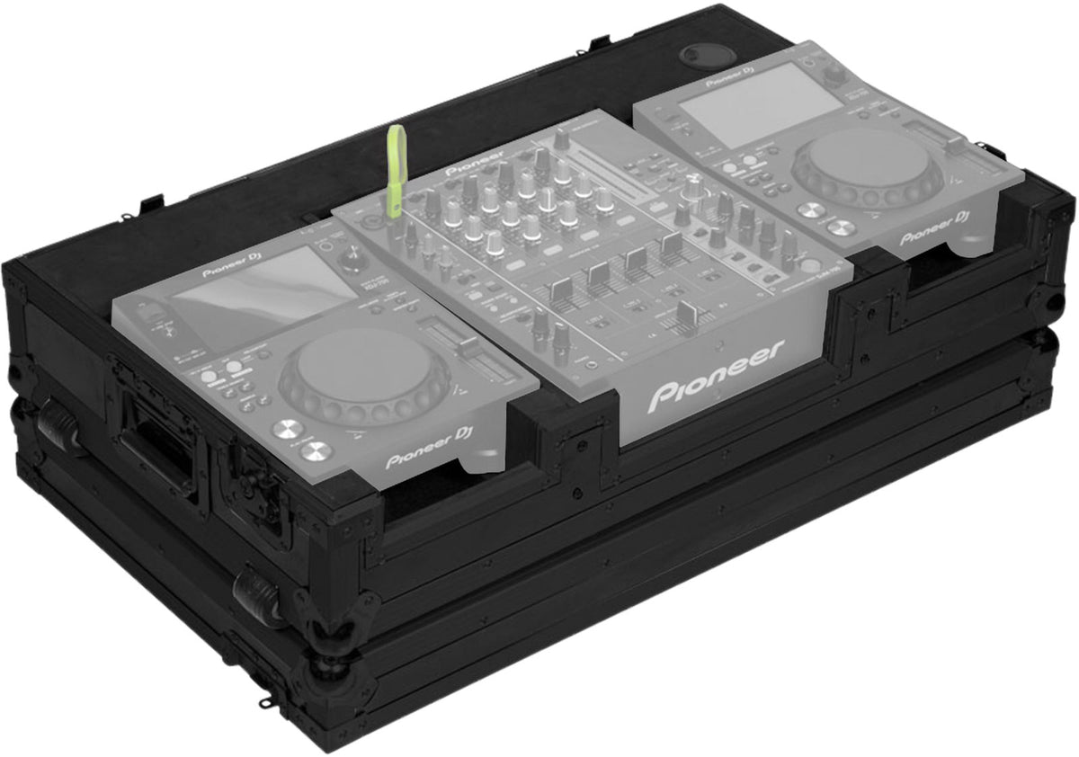 Flight Console 10/12'' XDJ700 en DJM750 W Zwart