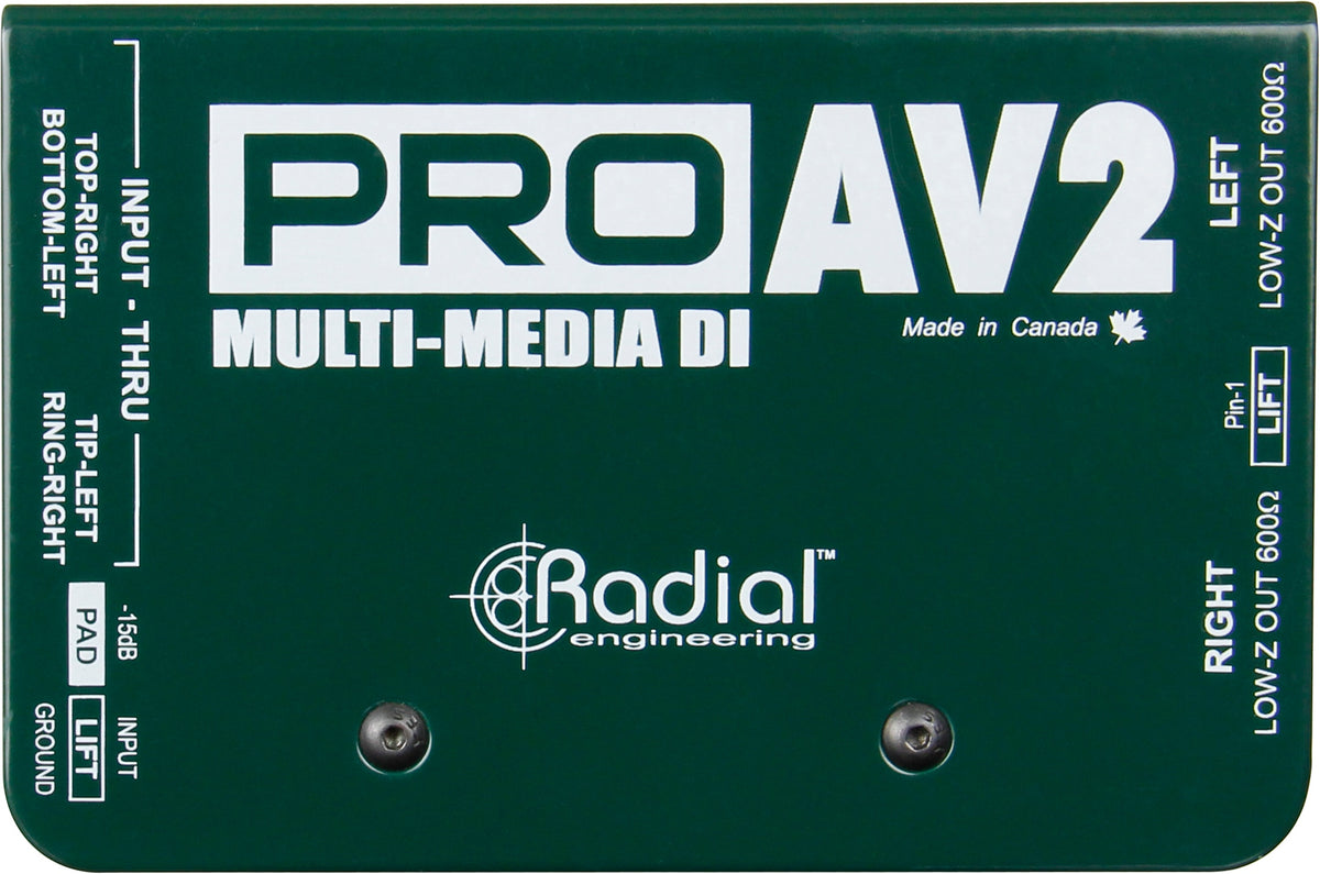 Pro AV2 DI - Passieve multimedia-stereo