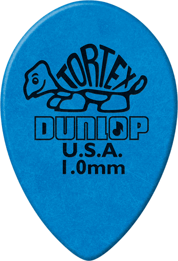 36 x 1,00mm Tortex Small Teardrop Blauw