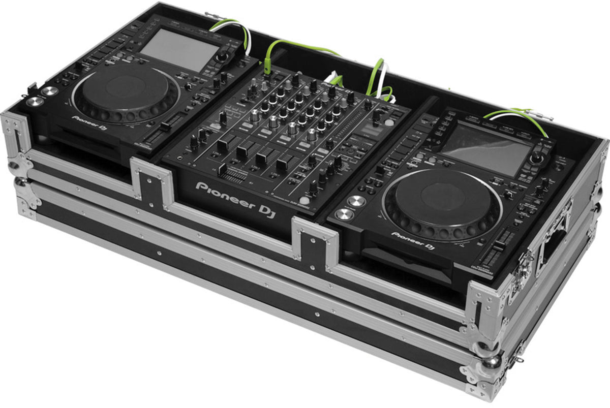 Flight DJ-console CDJ-2000NXS2 / DJM-900 Zilver