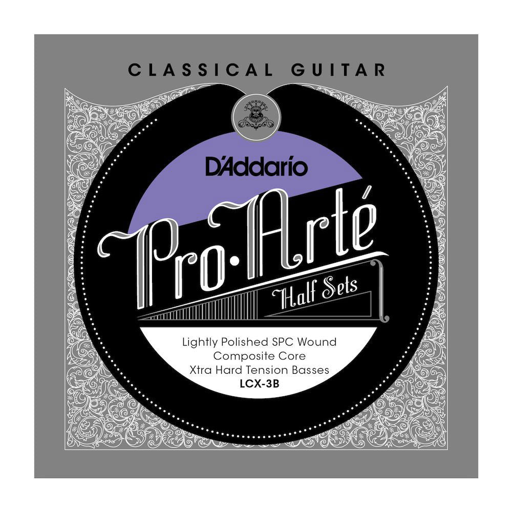 D'ADDARIO LCX-3B SET OF 3 BASS STRINGS FOR CLASSICAL GUITAR