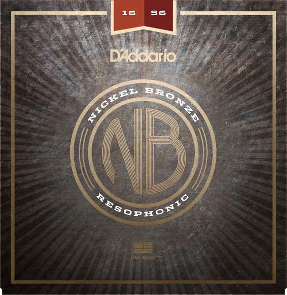 STRINGS FOR ACOUSTIC GUITAR NB1656 NICKEL BRONZE RESOPHONIC 16-56