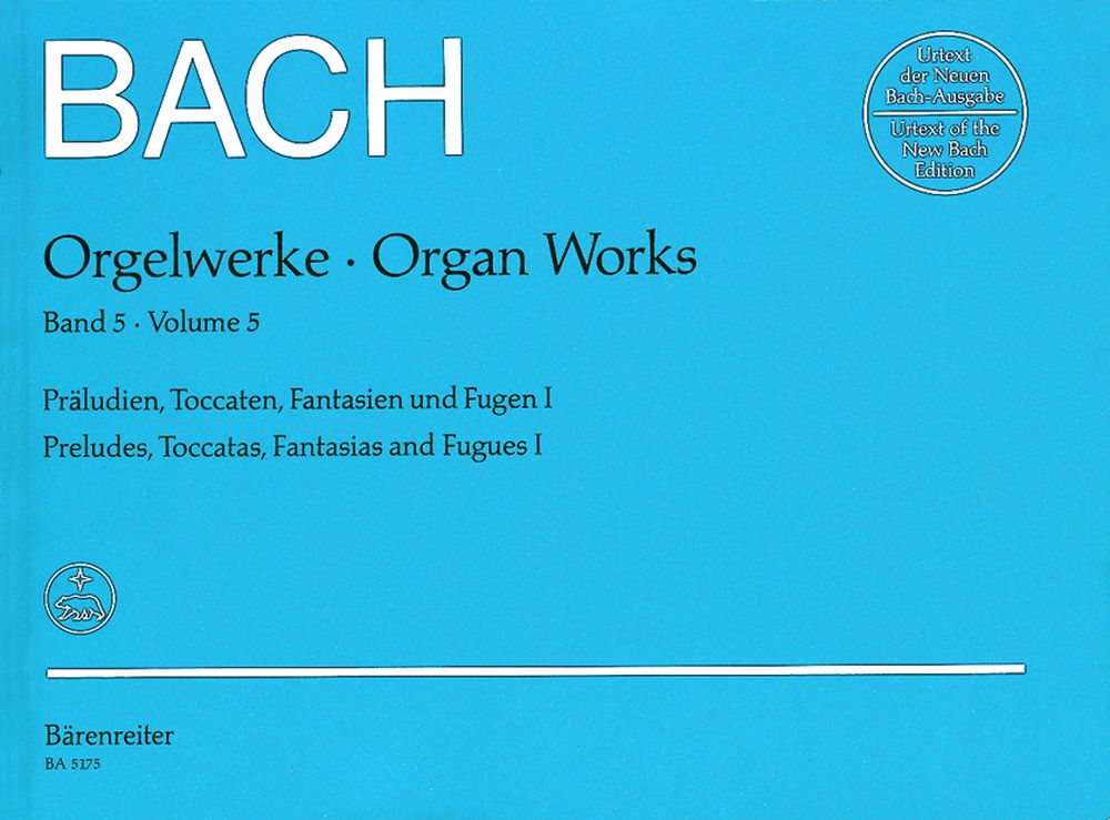 J.S. - Orgelwerke Vol.5 Praludien Toccaten Fasien Und Fugen I - Orgue