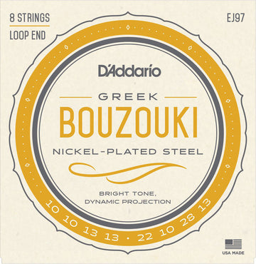 STRINGS FOR GREEK BOUZOUKI EJ97 FROM ADDARIO