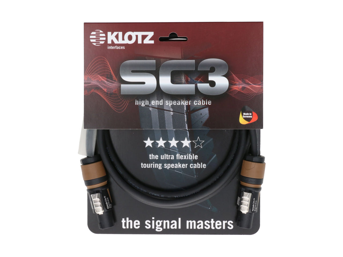 SC-3 Haut-Parleur black 1m