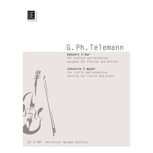 Universal Edition TELEMANN G.P. - KONZERT C MAJ - VIOLIN AND ORCHESTRA
