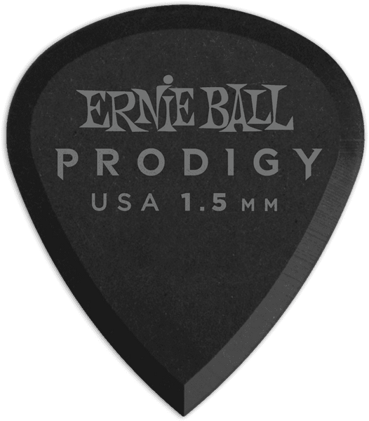 Prodigy Plectrums Zakje Van 6 Zwart Mini 1,5Mm