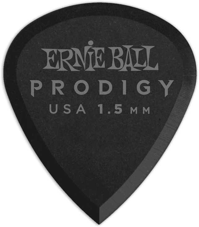 Prodigy Plectrums Zakje Van 6 Zwart Mini 1,5Mm