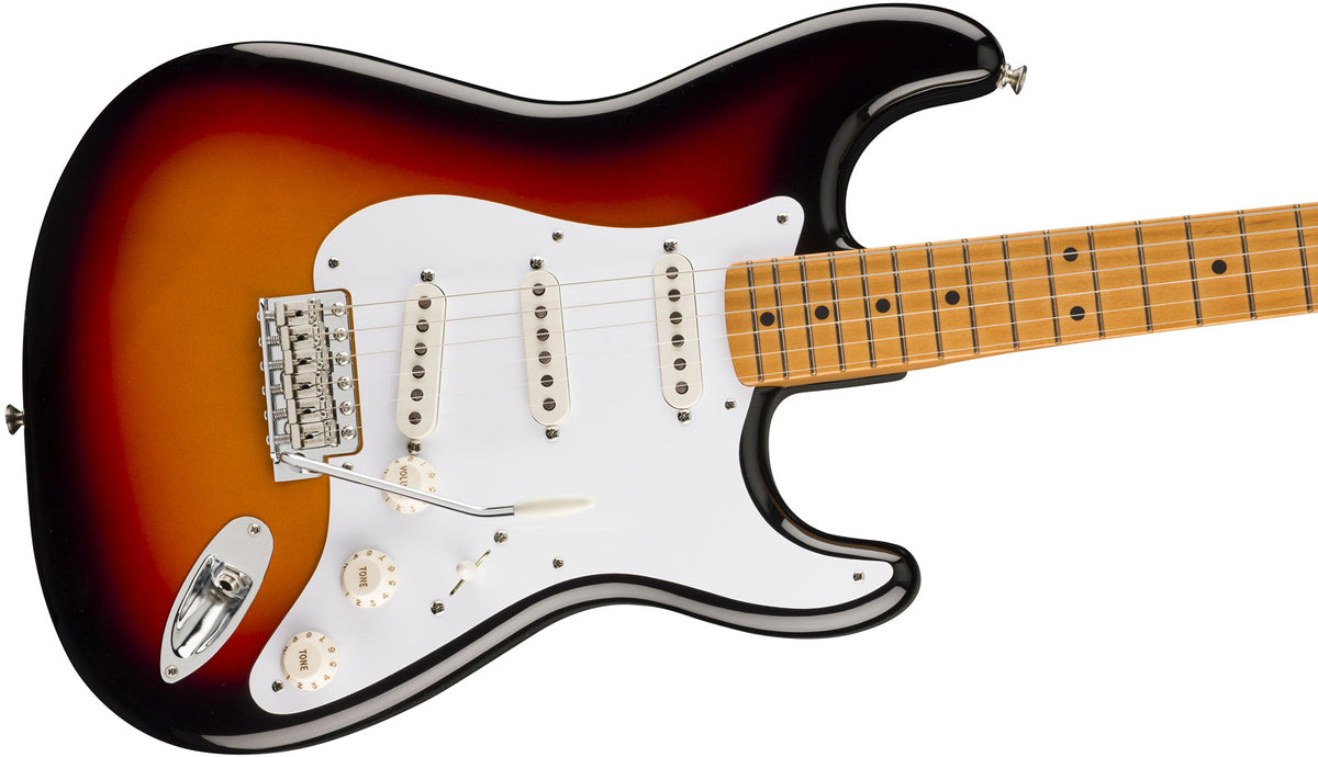Stratocaster Eind jaren '50 Vintera III MN 3-Color Sunburst