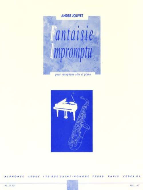 Jolivet A. - Fantaisie Impromptu - Saxophone Mib et Piano