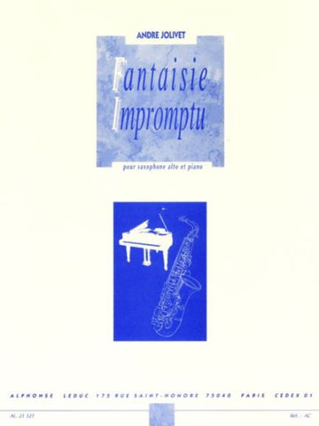 Jolivet A. - Fantaisie Impromptu - Saxophone Mib et Piano