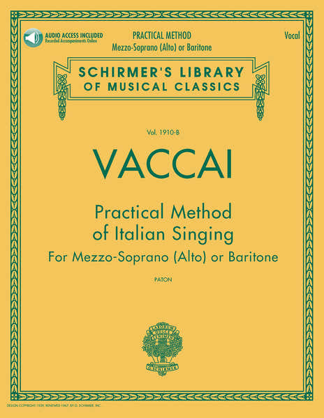 Schirmer Practical Method of Italian Singing